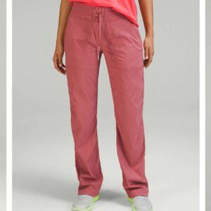 NWT Lululemon Dance Studio Pants Mid Rise Full Length Brier Rose Size 10